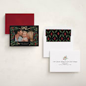 "sparkly holiday ribbon" - Holiday Cards in Orchard by Grae - Assembled