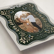 "Waves of Greenery" - Holiday Cards in Verdant by Ana de Sousa - Detail