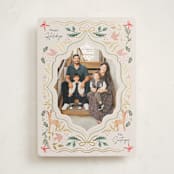 "Flourish Ornament" - Holiday Cards in Pastel by Elly - Front