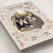 "Flourish Ornament" - Holiday Cards in Pastel by Elly - Detail