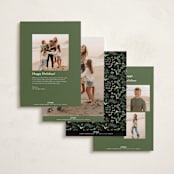 "Framed Botanicals" - Holiday Cards in Wreath by Susan Moyal - Back of Card Options
