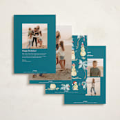 "Merry Luau" - Holiday Cards in Sea Turtle by Sarah Knight - Back of Card Options
