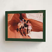 "Vacation Postcard" - Holiday Cards in Forest by Amy Payne - Folded Card