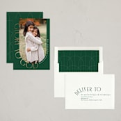"Glory Around" - Holiday Cards in Pine by Brianne Larsen - Assembled