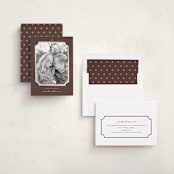 "Classic Corners" - Holiday Cards in Pinecone by Emily Betts - Assembled