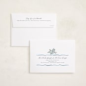 "Scalloped Edge Holiday" - Holiday Cards in Sapphire by Chris Griffith - FREE Recipient Addressing