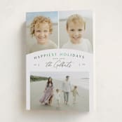 "Modern Trio" - Holiday Cards in Pine by Michelle Taylor - Folded Card