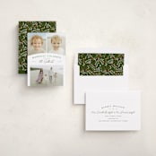 "Modern Trio" - Holiday Cards in Pine by Michelle Taylor - Assembled