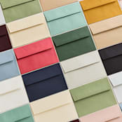 "Minimal Line" - Holiday Cards in Linen by Kelly Schmidt - Premium Envelope Options