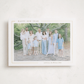 "Minimalist Magic" - Holiday Cards in Snow by Yaling Hou Suzuki - Front