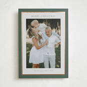 "Foil Frame" - Holiday Cards in Evergreen by Nicole Walsh - Front