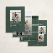 "Foil Frame" - Holiday Cards in Evergreen by Nicole Walsh - Back of Card Options