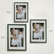 "Foil Frame" - Holiday Cards in Evergreen by Nicole Walsh - Formats Available