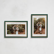 "Foil Frame" - Holiday Cards in Evergreen by Nicole Walsh - Photo Orientation Options