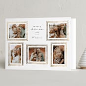 "Glimmering" - Holiday Cards in Snowflake by Jessica Williams - Folded Card