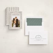 "Christmas Garland" - Holiday Cards in Ecru by Hooray Creative - Assembled