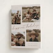 "minimal holiday gallery" - Holiday Cards in Taupe by Sarah Curry - Folded Card
