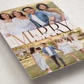 "Big Merry" - Holiday Cards in Snickerdoodle by Brianne Larsen - Detail