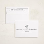 "frame bow" - Holiday Cards in Forest by Vivian Yiwing - FREE Recipient Addressing