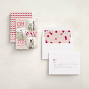 "Fun Redux" - Holiday Cards in Gumdrop by Everett Paper Goods - Assembled