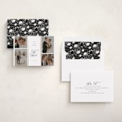 "Grace" - Holiday Cards in Ebony by Corinne Malesic - Assembled