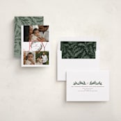 "Inner Pine Wreath" - Holiday Cards in Spruce by Paula Pecevich - Assembled