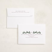 "Inner Pine Wreath" - Holiday Cards in Spruce by Paula Pecevich - FREE Recipient Addressing