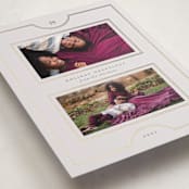 "Framed Photos" - Holiday Cards in Ivory by Heather Cairl - Detail