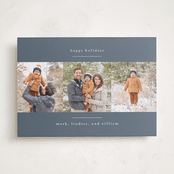 "modern minimalist" - Holiday Cards in Blue Spruce by Kate Ross - Front