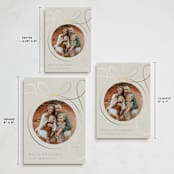 "Ornament Frame" - Holiday Cards in Cinder by Erin German - Formats Available