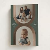 "Criss Cross" - Holiday Cards in Juniper by Leah Bisch - Folded Card