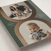 "Criss Cross" - Holiday Cards in Juniper by Leah Bisch - Detail