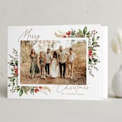 "A Sparkle of Holiday" - Holiday Cards in Snow by Chris Griffith - Folded Card