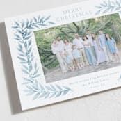 "Laurel Evergreen" - Holiday Cards in Glacier by Petra Kern - Detail