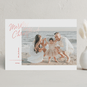 "Foiled script" - Holiday Cards in Mulled Wine by Creo Study - Front