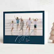 "Elegantly Joyful" - Holiday Cards in Lake by Chryssi Tsoupanarias - Folded Card