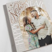 "Happy New Arch" - Holiday Cards in Ash by Alethea and Ruth - Detail
