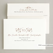 "Happy New Arch" - Holiday Cards in Ash by Alethea and Ruth - FREE Recipient Addressing