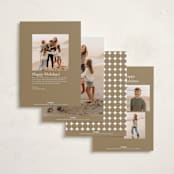 "Holiday Elegance" - Holiday Cards in Snow by Yaling Hou Suzuki - Back of Card Options