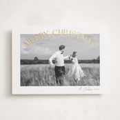 "Arched sentiment" - Holiday Cards in Winter by Creo Study - Front
