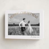 "Arched sentiment" - Holiday Cards in Winter by Creo Study - Folded Card