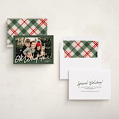 "Oh what fun script" - Holiday Cards in Forest by Karidy Walker - Assembled