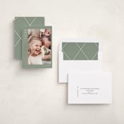 "Gilded Merry" - Holiday Cards in Sage by Angela Thompson - Assembled