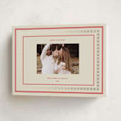 "Christmas Sweater Border" - Holiday Cards in Crimson by Jen Ramsey - Folded Card