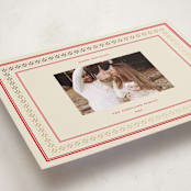 "Christmas Sweater Border" - Holiday Cards in Crimson by Jen Ramsey - Detail