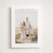 "Air" - Holiday Cards in Starlight by Nicole Walsh - Front