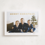 "bold christmas" - Holiday Cards in Ink by Benita Crandall - Front