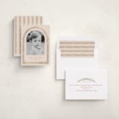 "Gilded Florals" - Holiday Cards in Eggnog by Mansi Verma - Assembled