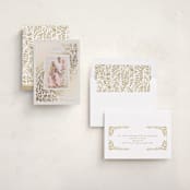 "Gilded Forest" - Holiday Cards in Buttercream by Alethea and Ruth - Assembled