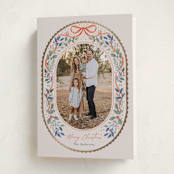 "A Gentle Bow" - Holiday Cards in Holly by Elly - Folded Card